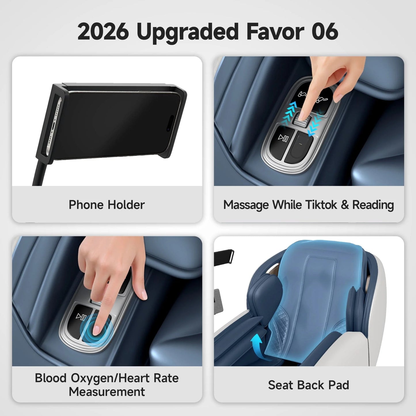 Favor-06 2026 Upgraded 3D SL-Track Zero Gravity Massage Chair