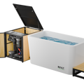 RevX Acrylic X Tub Cold Plunge with LUX High Performance Chiller and Filtration System