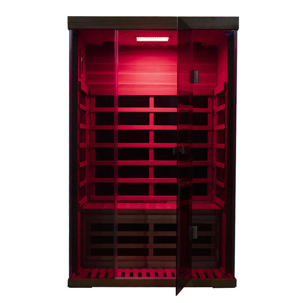 Wizzisaunas SR02/SH02 2-Person Low EMF Infrared Sauna