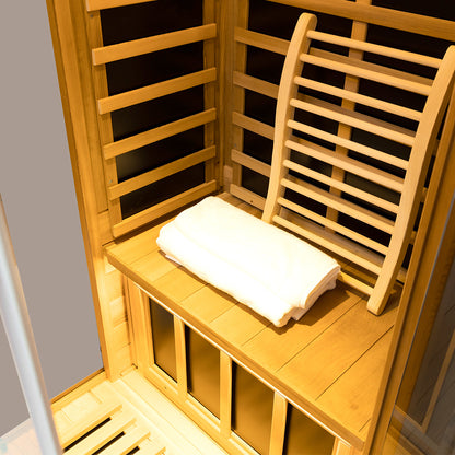 Wizzisaunas 909MX Low EMF Infrared Sauna with 4-Wavelength Red Light Therapy