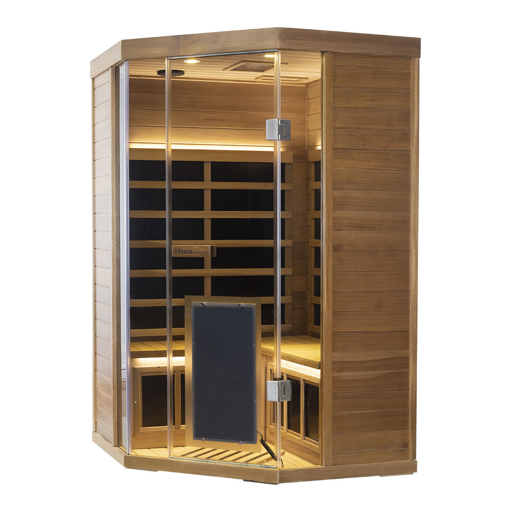 Wizzisaunas S07 2–3 Person Low EMF Infrared Sauna with Red Light Therapy