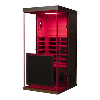Wizzisaunas 909MX Low EMF Infrared Sauna with 4-Wavelength Red Light Therapy