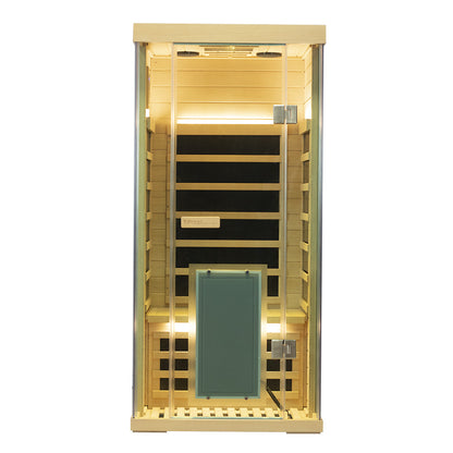 Wizzisaunas S01 Low EMF Infrared Sauna with Red Light Therapy