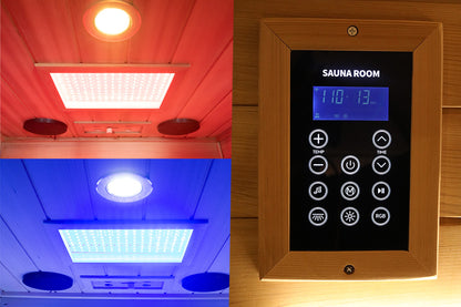 Wizzisaunas S01 Low EMF Infrared Sauna with Red Light Therapy
