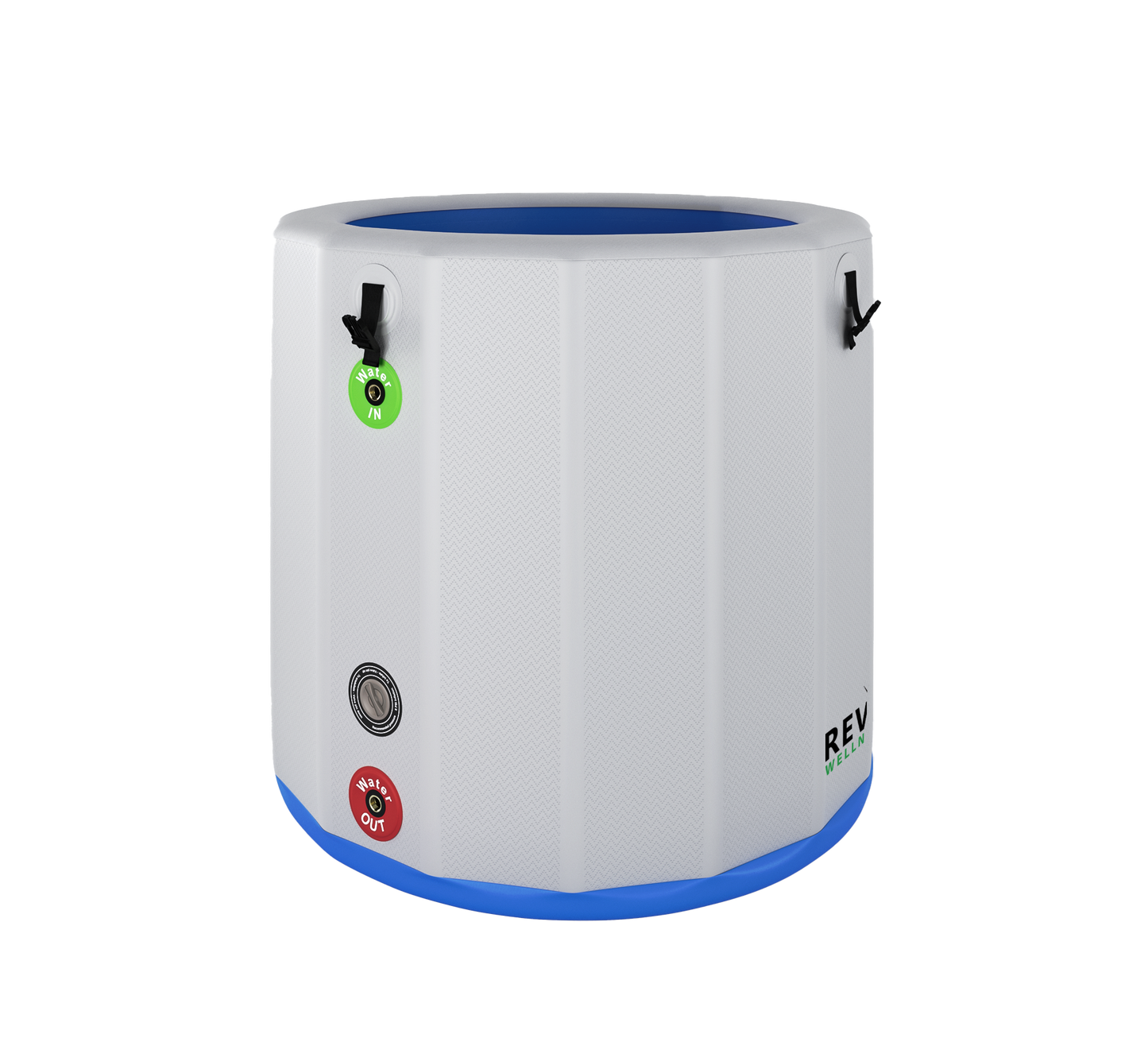 RevX Inflatable Cold Plunge Barrel with Inflatable Steps