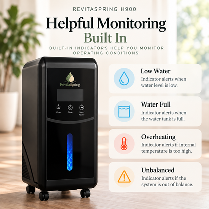 RevitaSpring H900 Molecular Hydrogen + Oxygen Generator