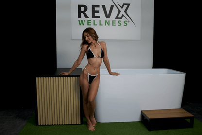 RevX Acrylic X Tub Cold Plunge with LUX High Performance Chiller and Filtration System