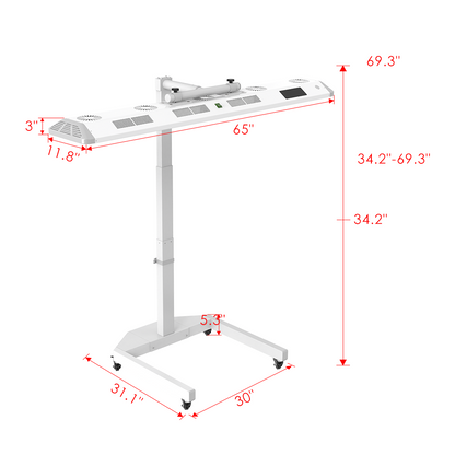 The Panorama Panel Full Body Red Light Therapy Panel - 480 LEDs, 7 Wavelengths