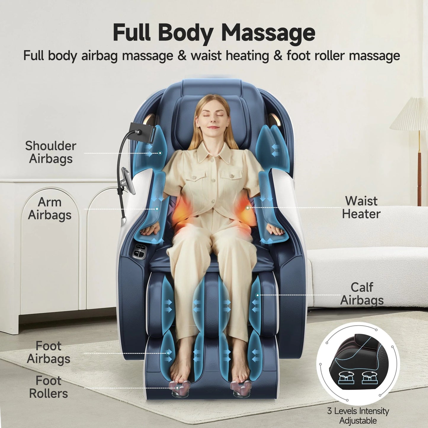 Favor-06 2026 Upgraded 3D SL-Track Zero Gravity Massage Chair