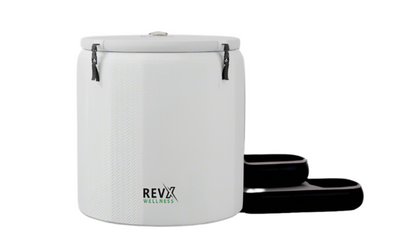 RevX Inflatable Cold Plunge Barrel with Inflatable Steps