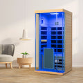 Wizzisaunas S01 Low EMF Infrared Sauna with Red Light Therapy