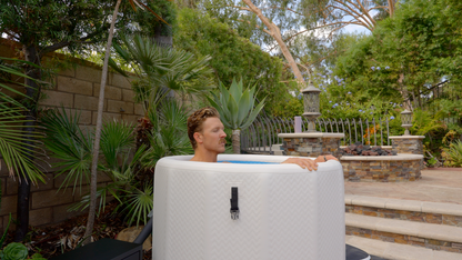 RevX Inflatable Cold Plunge Barrel with Inflatable Steps