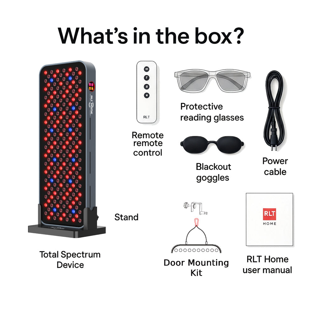 Total Spectrum COMPACT – 7-Wavelength Red Light Therapy Panel (216 LEDs)