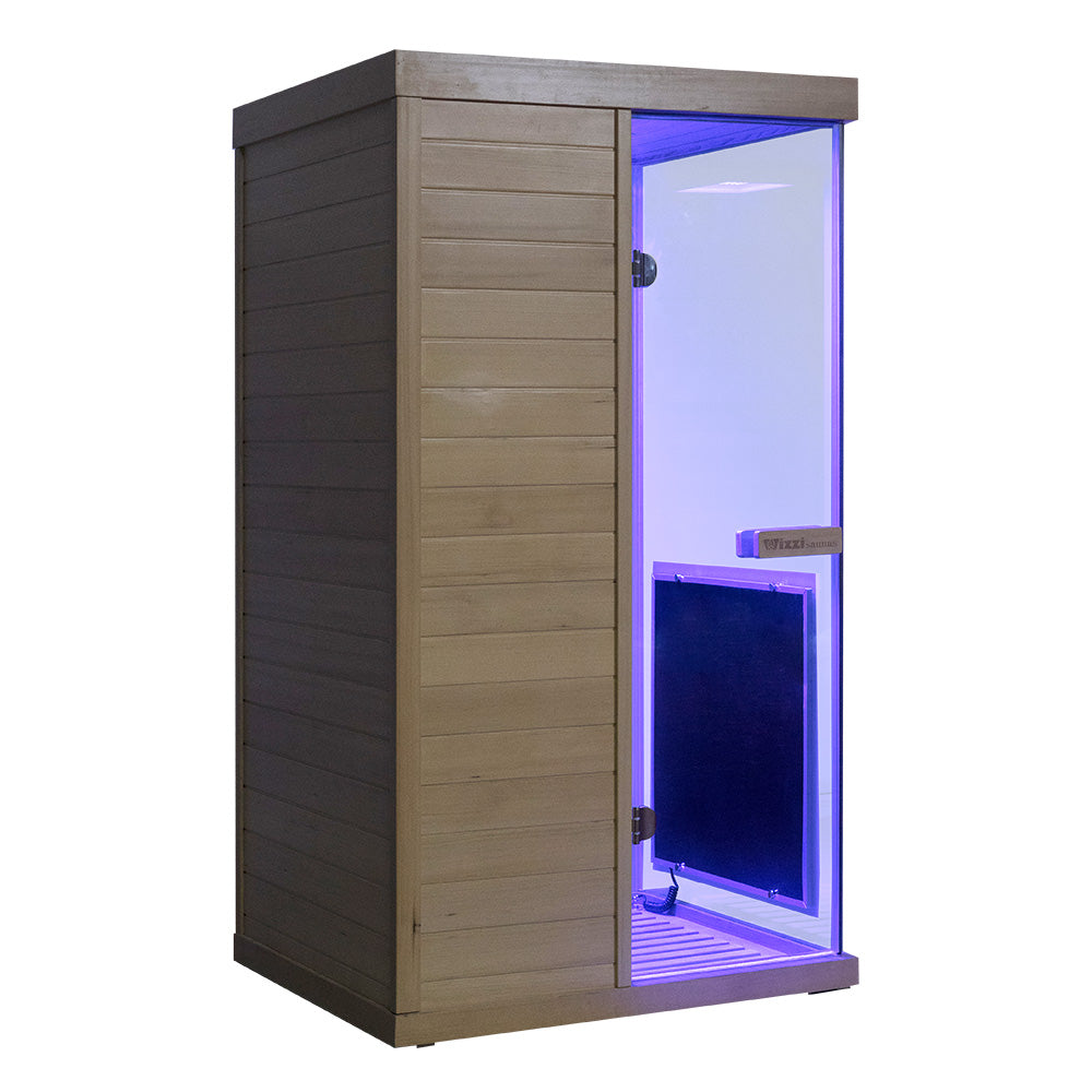 Wizzisaunas S01 Low EMF Infrared Sauna with Red Light Therapy
