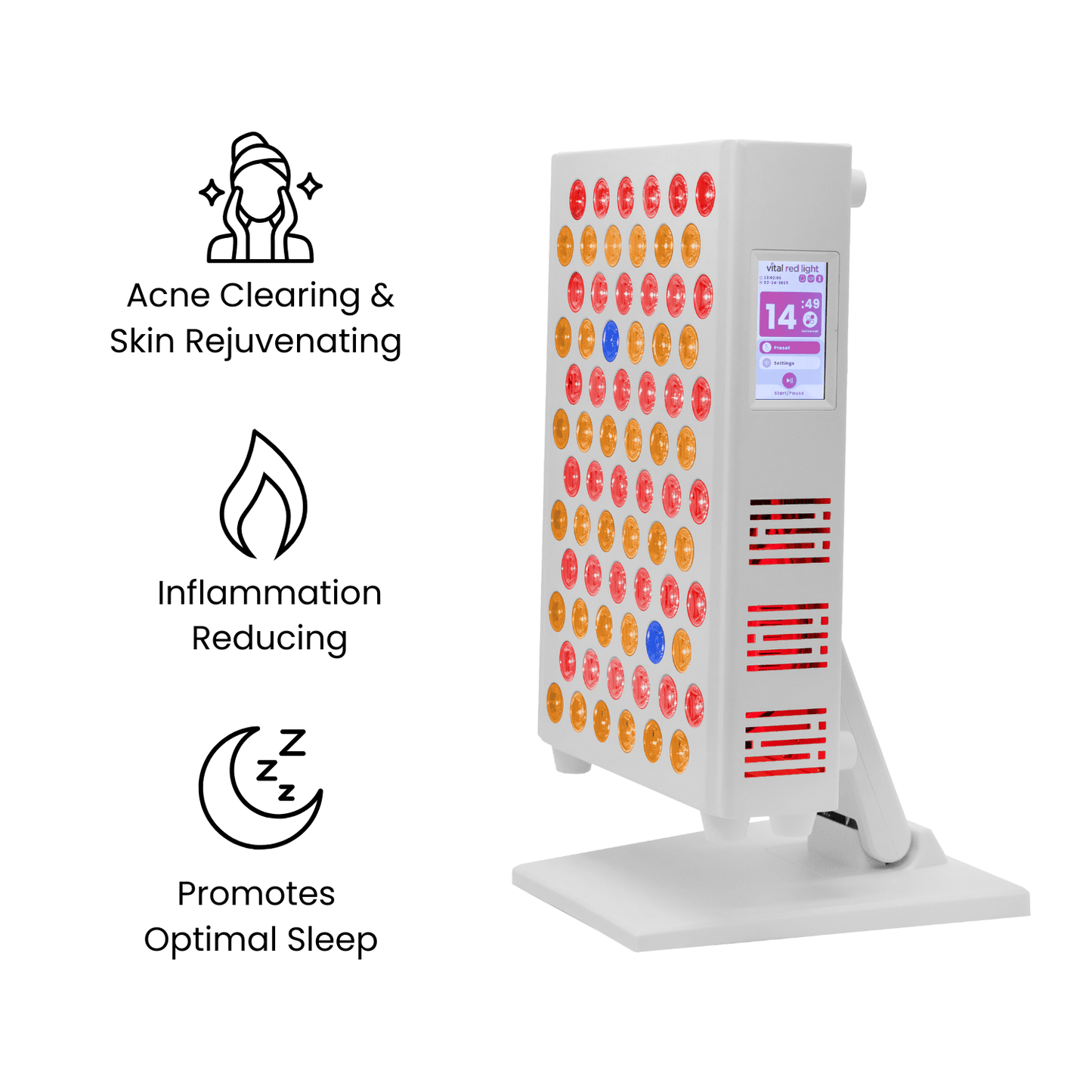 Vital PRO 2.0 – Professional 9-Wavelength Red Light Therapy Panel