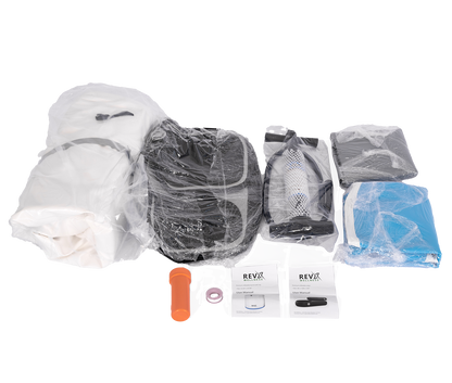 RevX Inflatable Cold Plunge Barrel with Inflatable Steps