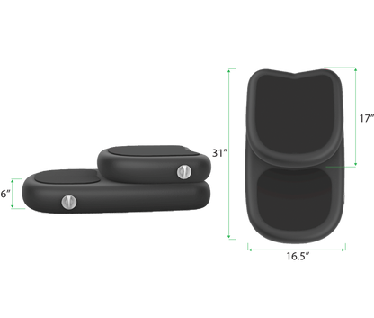 RevX Inflatable Cold Plunge Barrel with Inflatable Steps