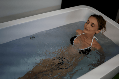 RevX Acrylic X Tub Cold Plunge with LUX High Performance Chiller and Filtration System