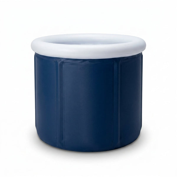 Large Ice Bath Tub Outdoor with Portable Bathtub Athletes Cold Water Therapy Tub Folding Bath Bucket PVC Spa Bathtub — Studio Shot