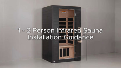 Neptune Full Spectrum Infrared & Red Light Therapy Sauna – 1–2 Person