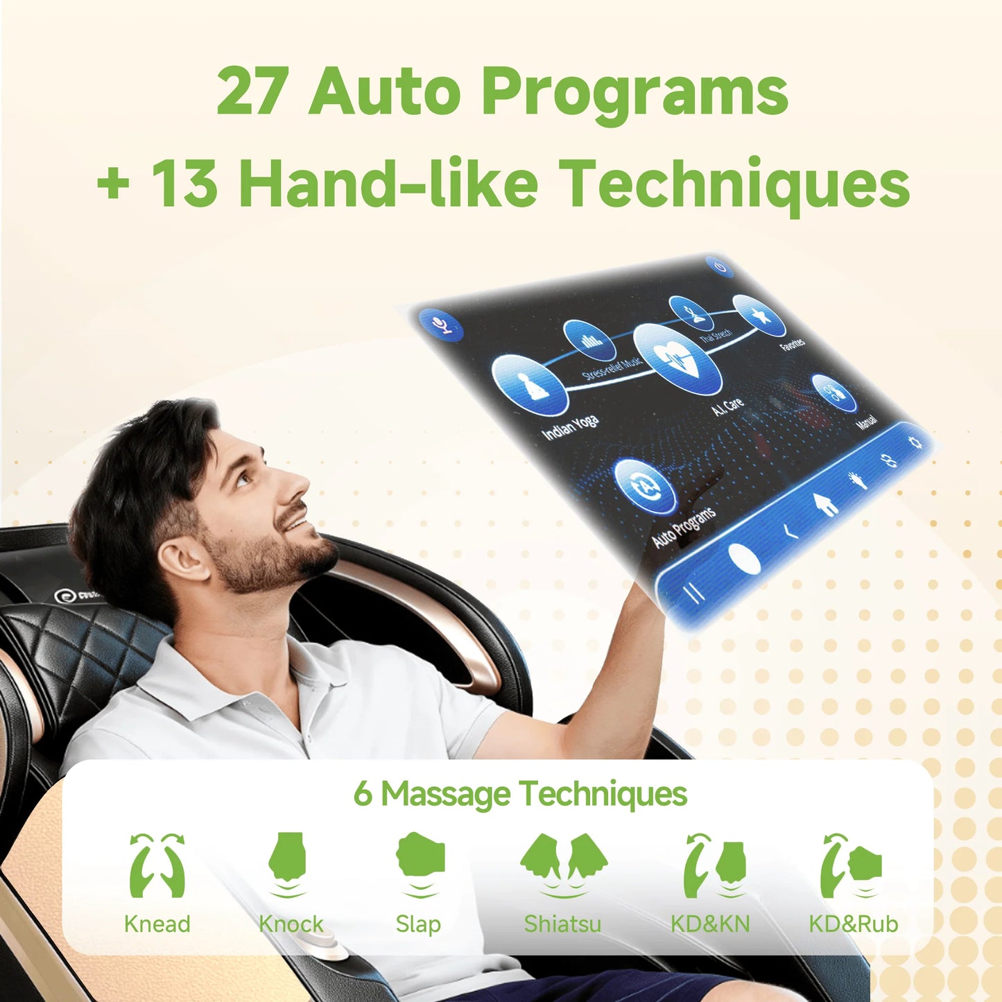 PS6500 4D Zero Gravity Massage Chair